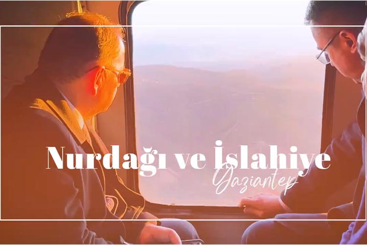 Nurdaği Ve İslahi̇ye De Yapimi Süren Konutlarimizi, Köy Evleri̇mi̇zi̇ Ve Bölgeyi̇ Havadan İnceledi̇k.